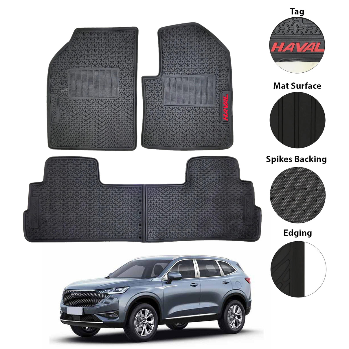 Haval h6 premium quality pvc letax floor mats