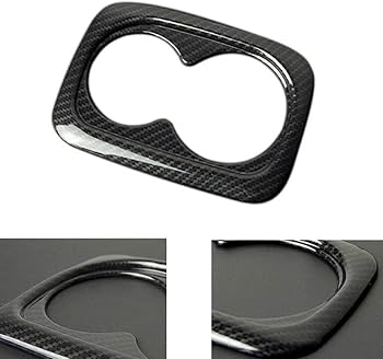 Honda civic x cup holder trim carbon fiber model 2016-2021