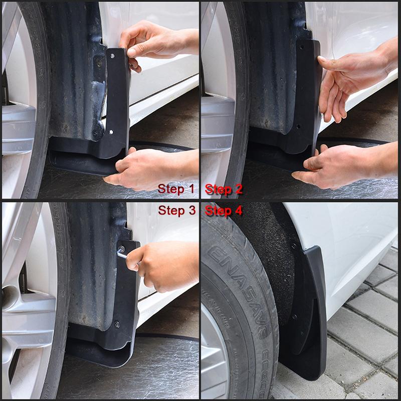 Haval h6 mudflaps genuine fitting 4pcs sete