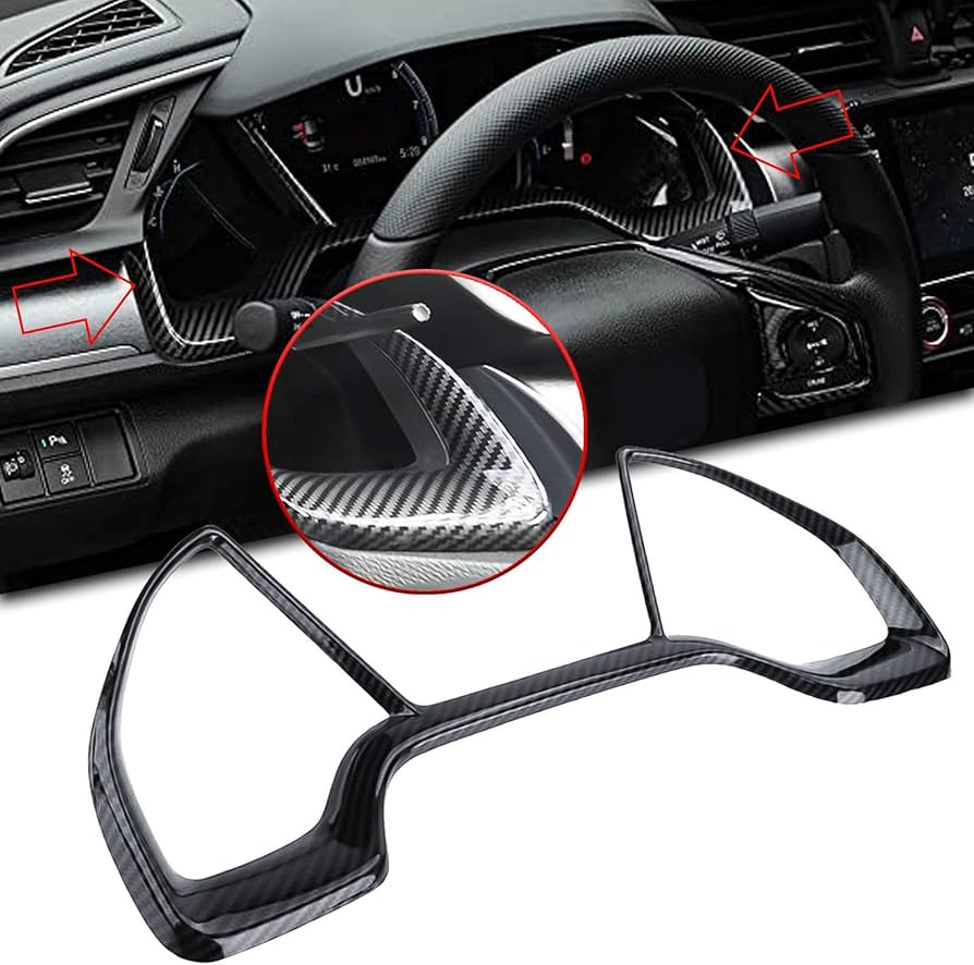 Honda civic x metar trim carbon fiber for right hand drive model 2016-2021