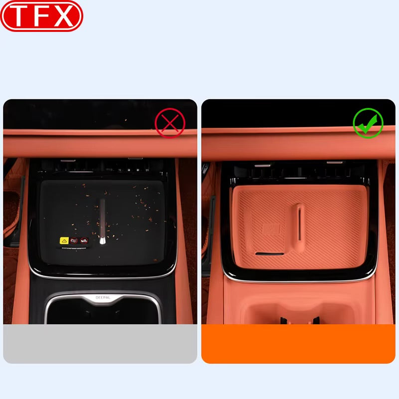 Deepal S05 Cup holder + wireless charger silicone protector