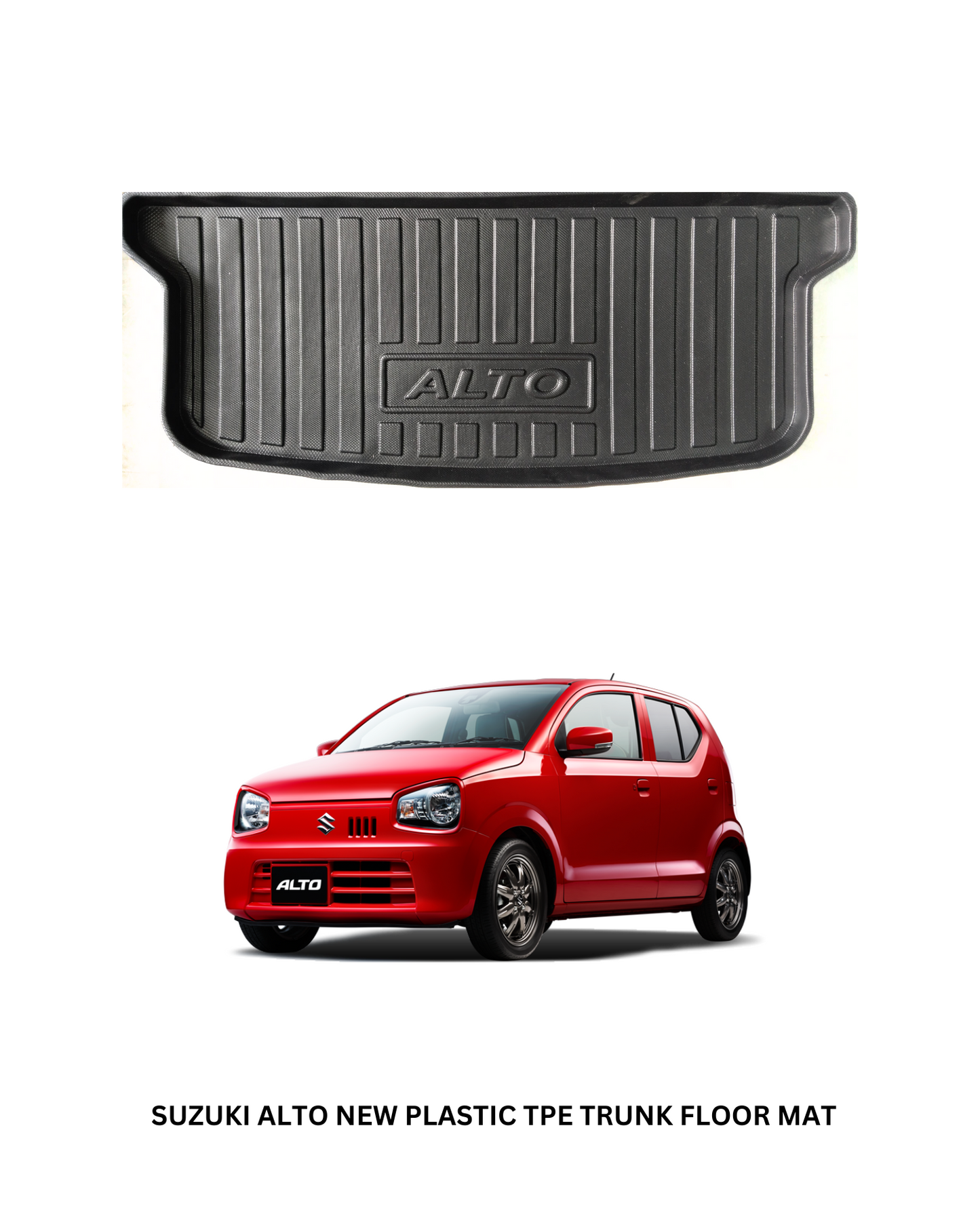 Suzuki Alto 5D Trunk Mat Black - Model 2018-2024