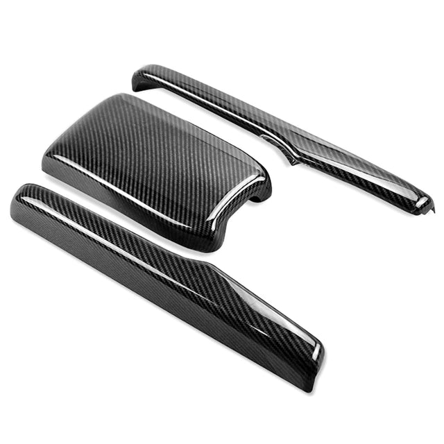 Honda civic x console 3pc carbon fiber