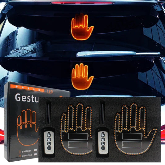 Hand Gesture Light Funny Window