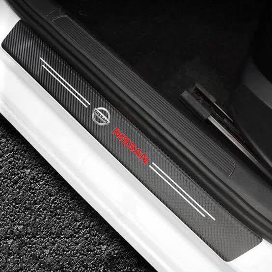 Textured Car Door Sill Protector 4pcs set