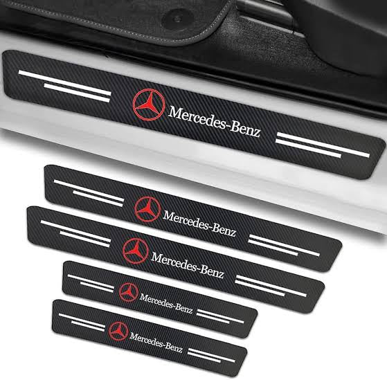 Textured Car Door Sill Protector 4pcs set