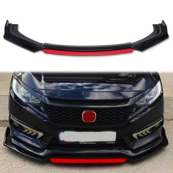 Universal Front Bumper Splitter ABS Plastic