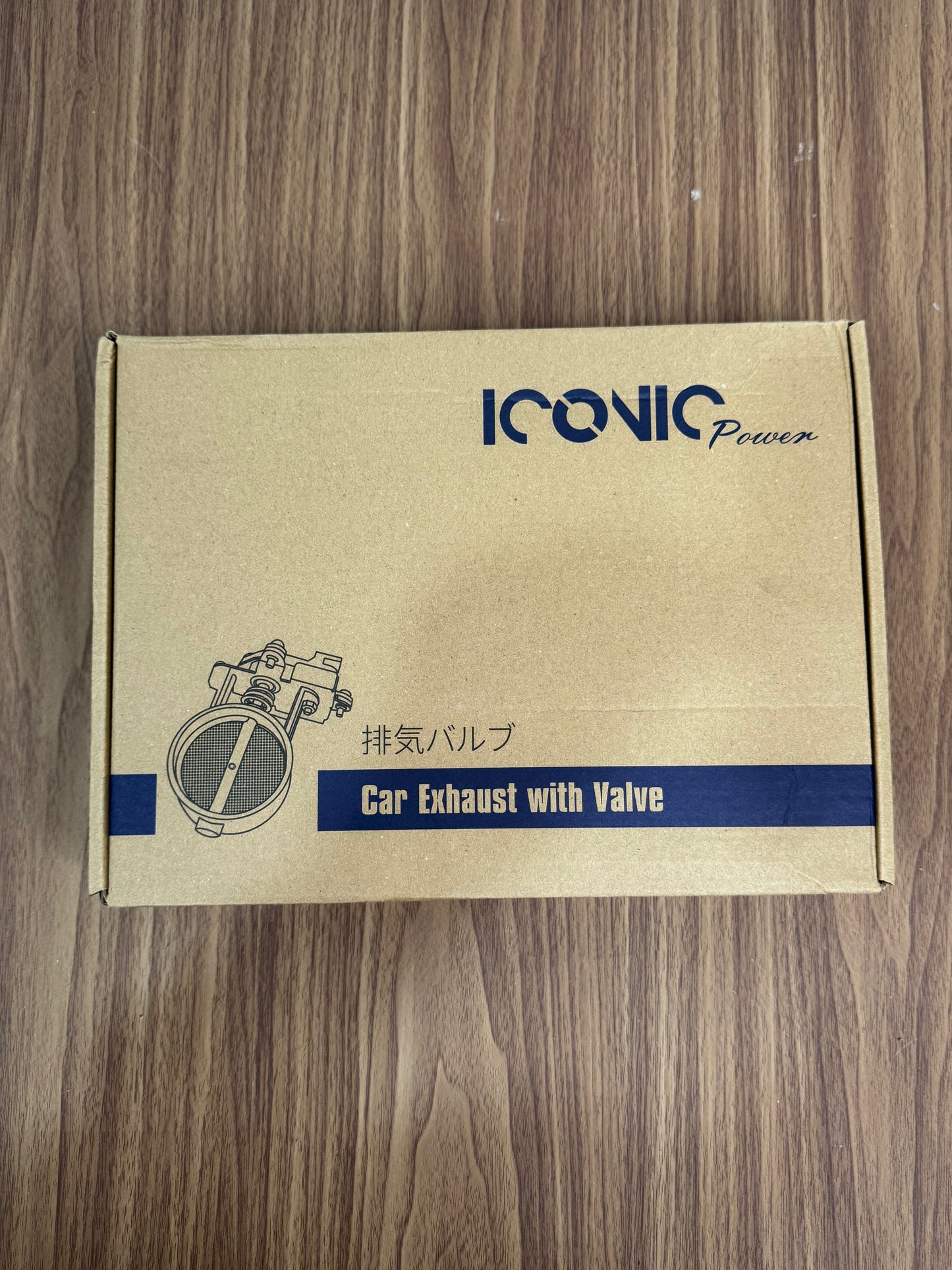 Iconic cut of exhaust