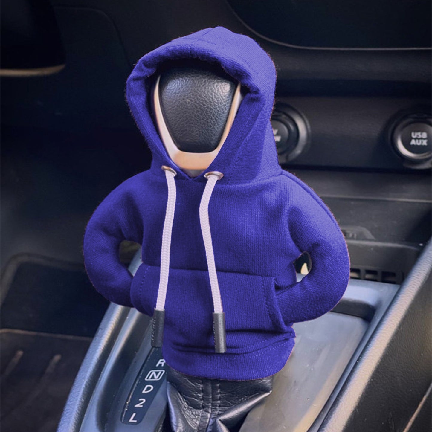 Car gear knob hoodie cover