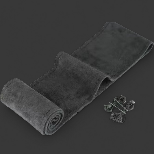 Universal alcantara stearing cover hand sewing 1pc ( black) color