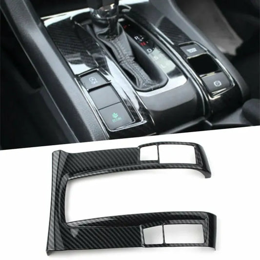 Honda civic x carbon fiber Gear penal trim/ Gear U trim