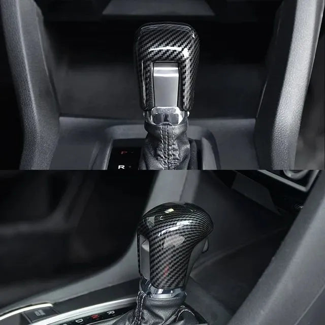 Honda civic x gear knob cover carbon fiber 2016-2021