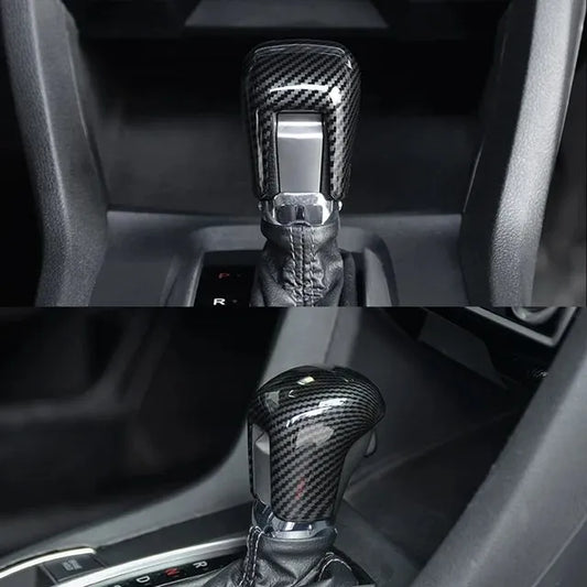 Honda civic x gear knob cover carbon fiber 2016-2021