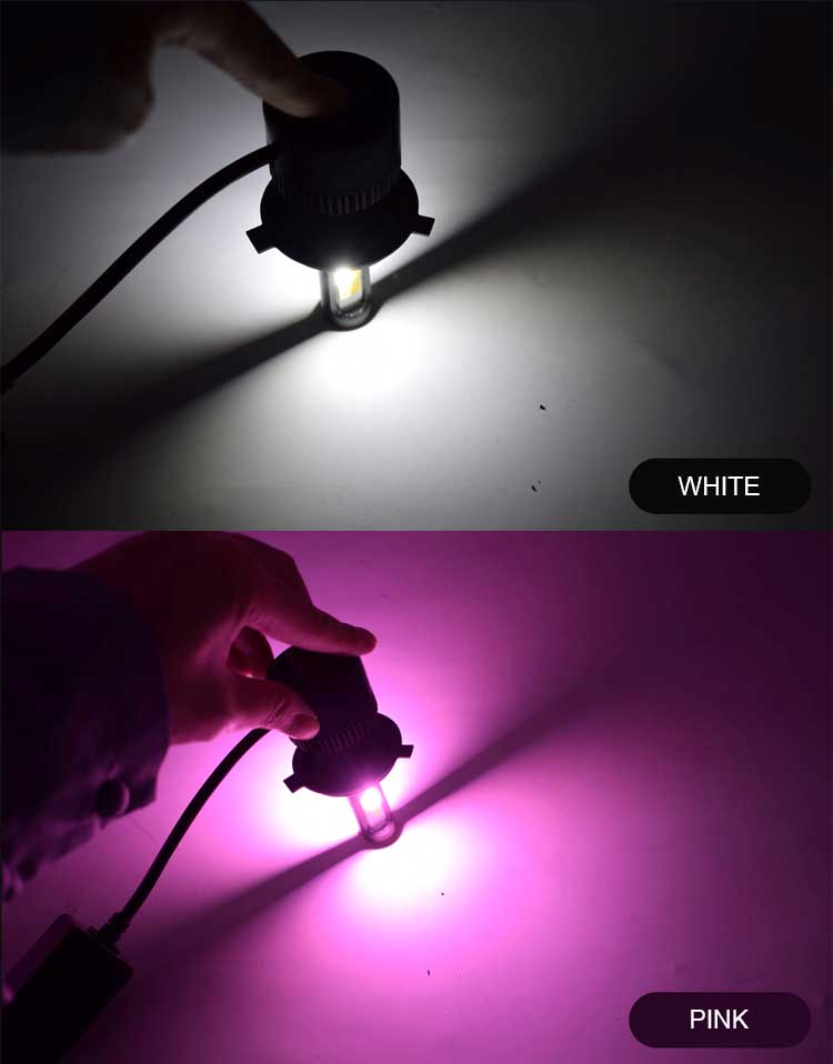 4 Colors Switch Back Fog Led Light With Flash H11  and - 2 PCs