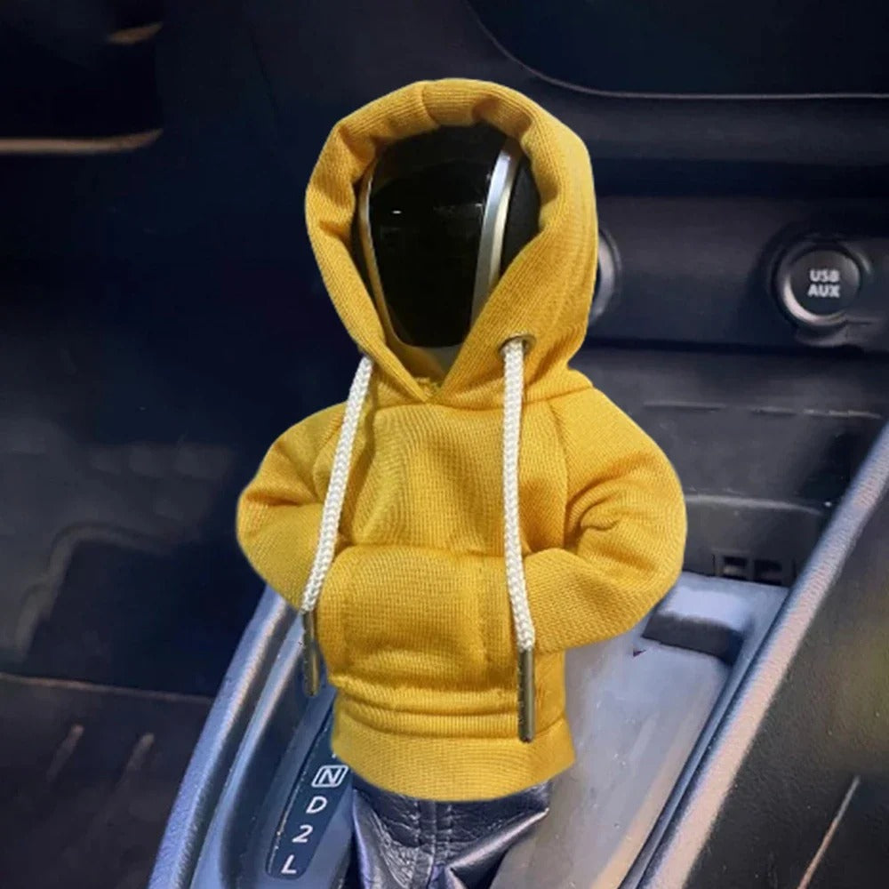 Car gear knob hoodie cover