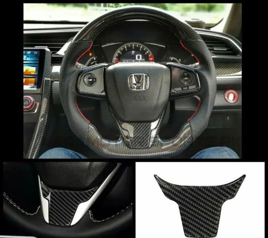 Honda civic x stearing trims 1pc model 2016-2021