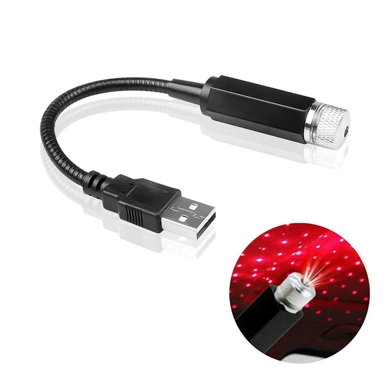 Car Roof Star Atmosphere Light, Romantic LED Star Night Light