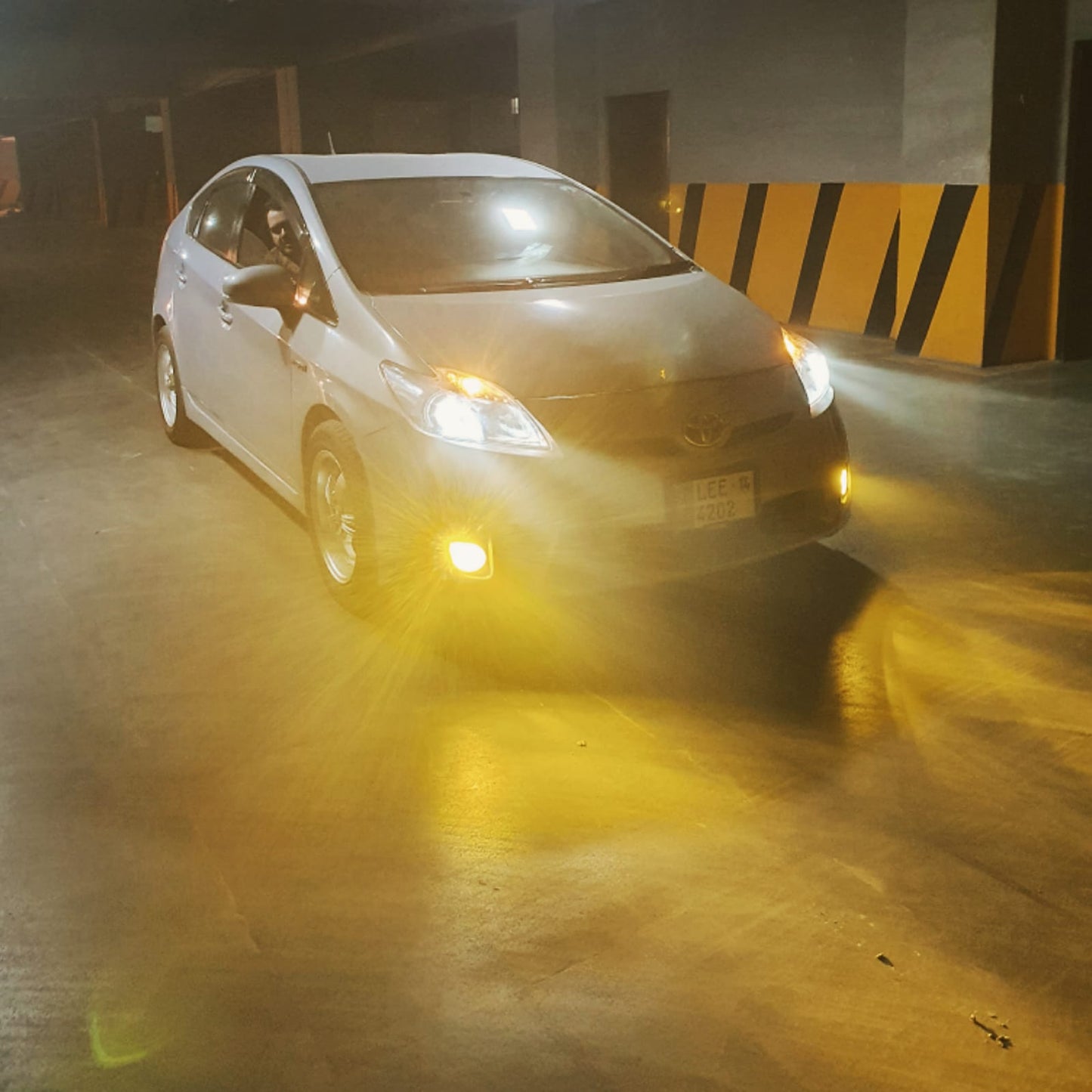 4 Colors Switch Back Fog Led Light With Flash H11  and - 2 PCs