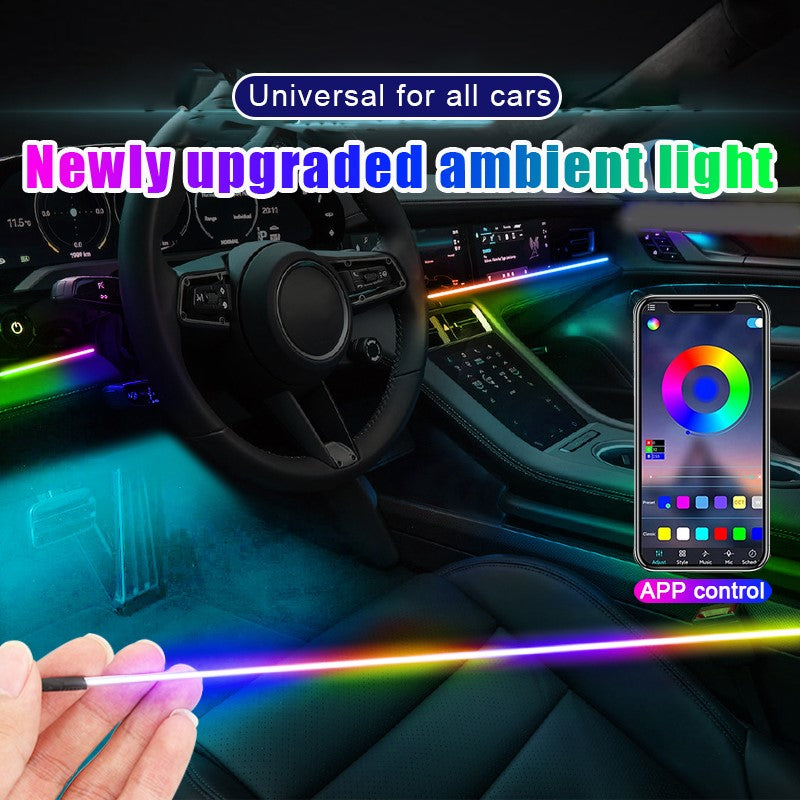 Car Dashboard Interior Light Dynamic Colour EL Wire With Mobile Operated or Remote Control