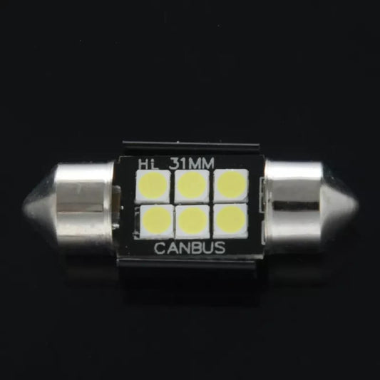 Led Interior Dome Roof Light Bulb 31MM - White