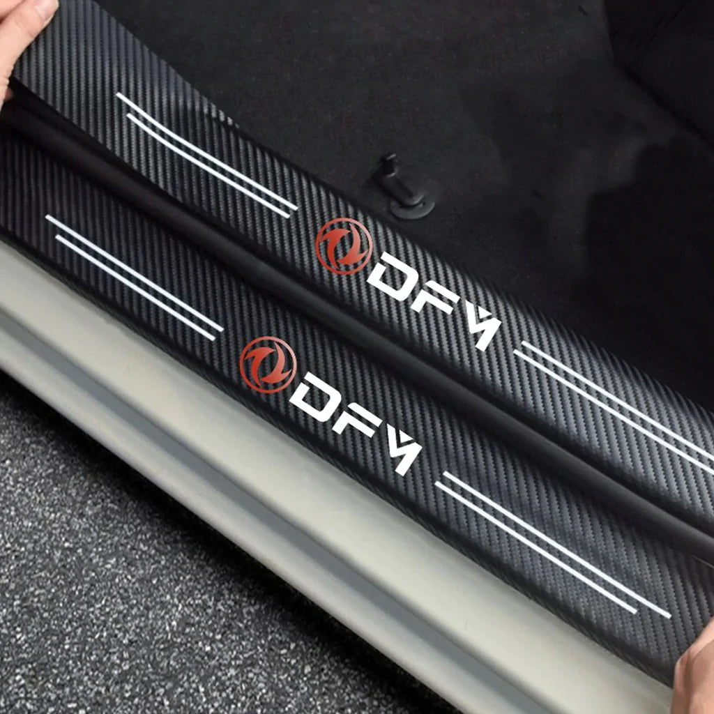 Textured Car Door Sill Protector 4pcs set