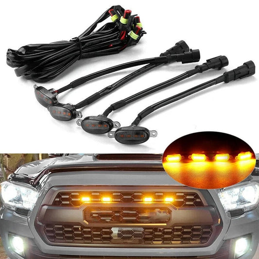 Gmc light front grill in amber color
