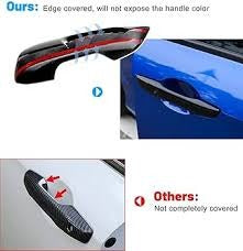 Honda Civic X Door Handle Covers – Carbon Fiber & Glossy Black