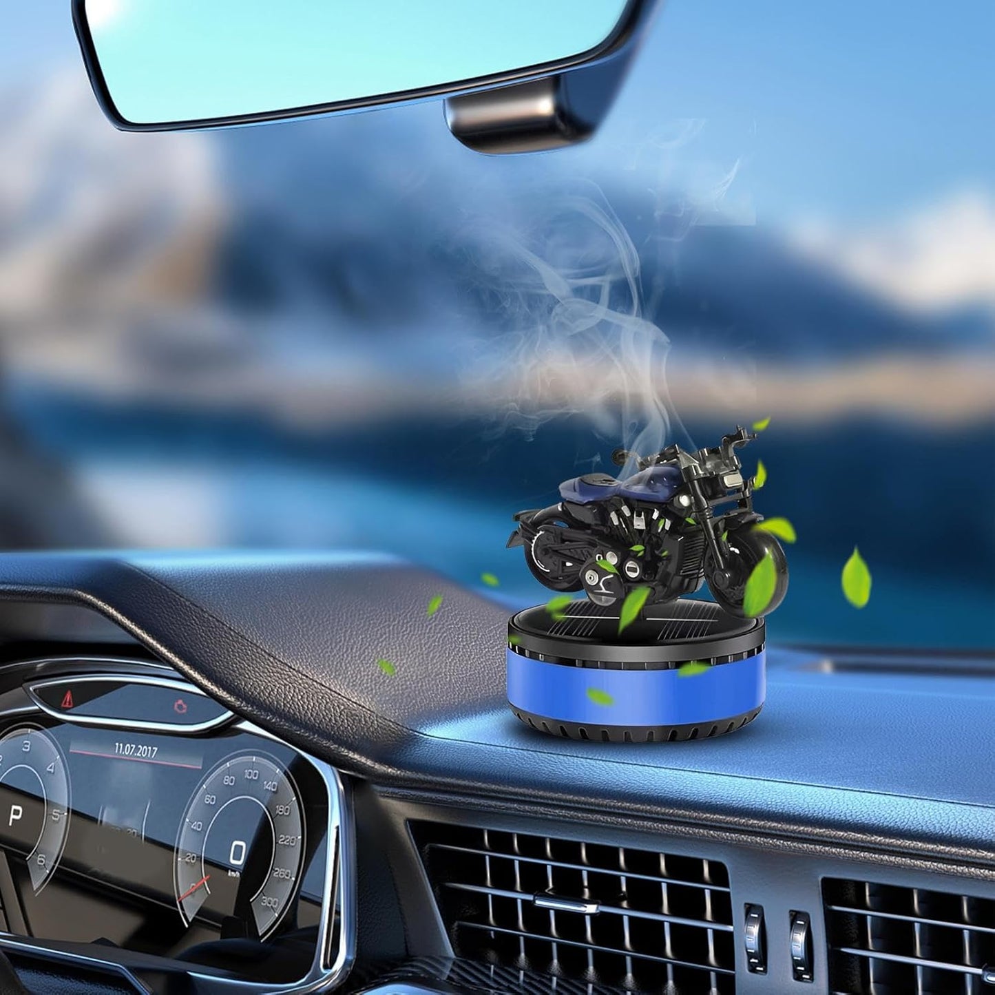 Universal Solar Harley Bike Car Perfume Air Freshener 360°