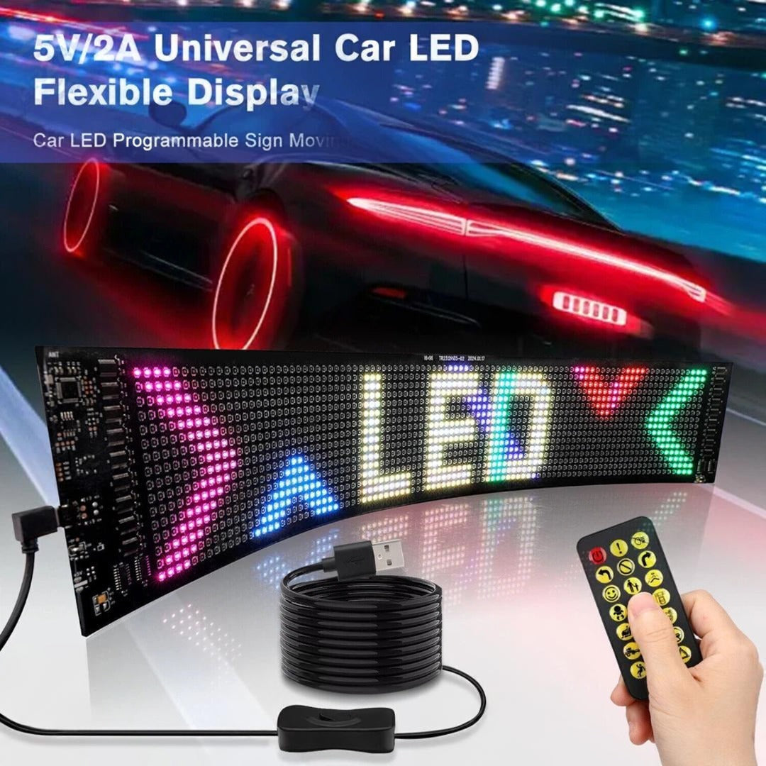 Matrix Panel Car LED Display Flexible Screen flexible 1pc