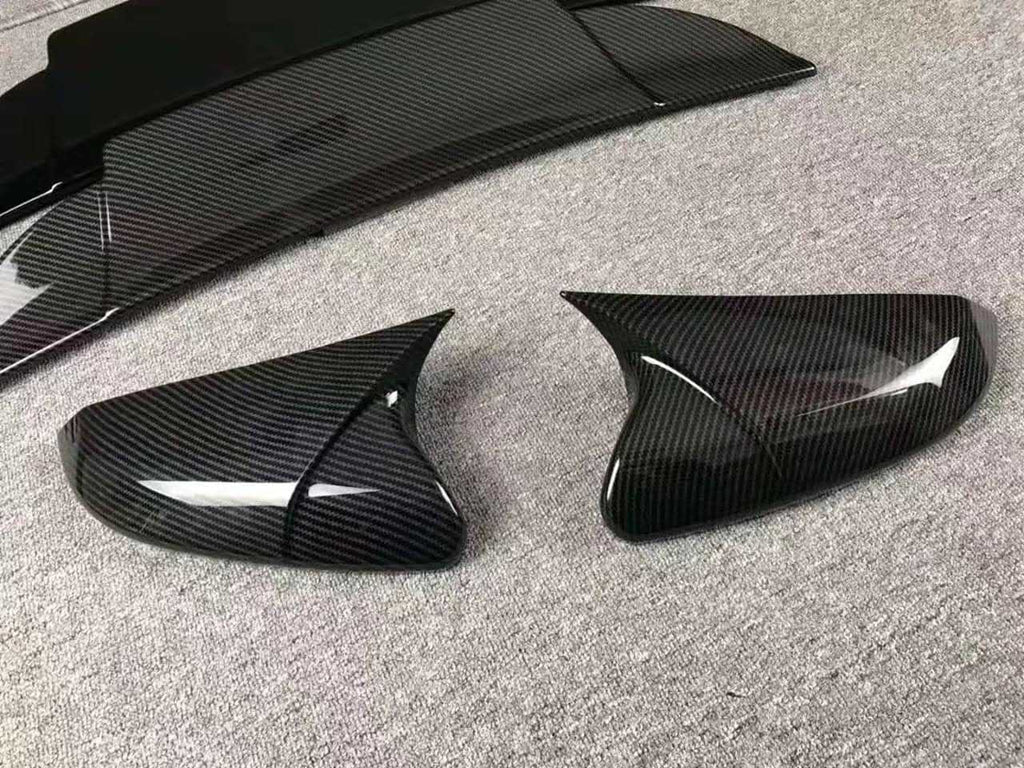 honda civic x side mirror carbon fiber batman style