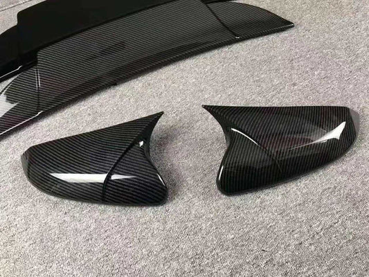 honda civic x side mirror carbon fiber batman style