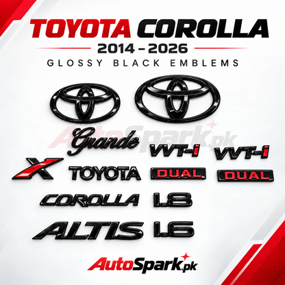 Toyota Corolla 2015-2024 Monogram | Emblem Set