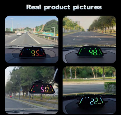 Universal G23 GPS Speedometer HUD Gauge Car Digital Head Up Display Speedometer Campass Clock Distance Meature Functions 1 Pc