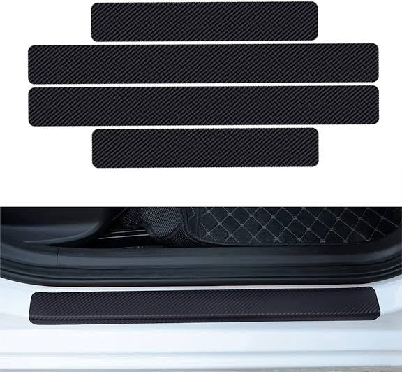 Textured Car Door Sill Protector 4pcs set