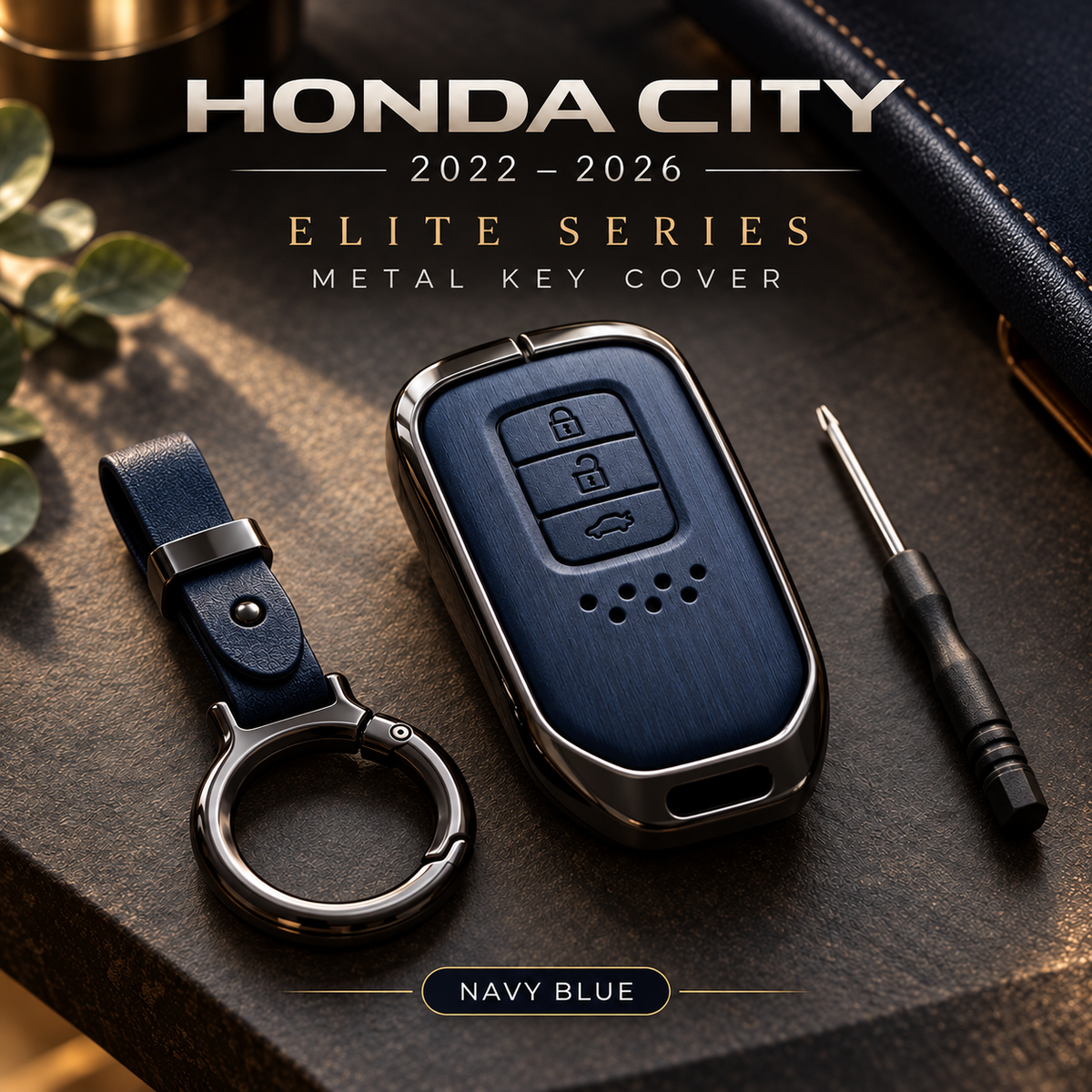 Honda City1.5 Elite Series Metal Key Covers model 2022-2026