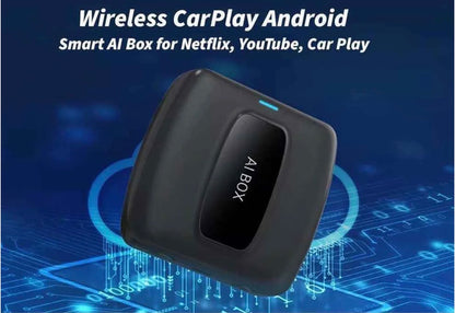 AI Box Wired CarPlay Android Auto Adapter for Jaecoo J5 2025-2026 Smart AI Box with Netflix, YouTube & CarPlay