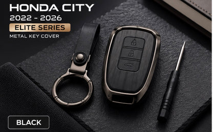 Honda City 2022–2026  Elite Series Metal Key Covers
