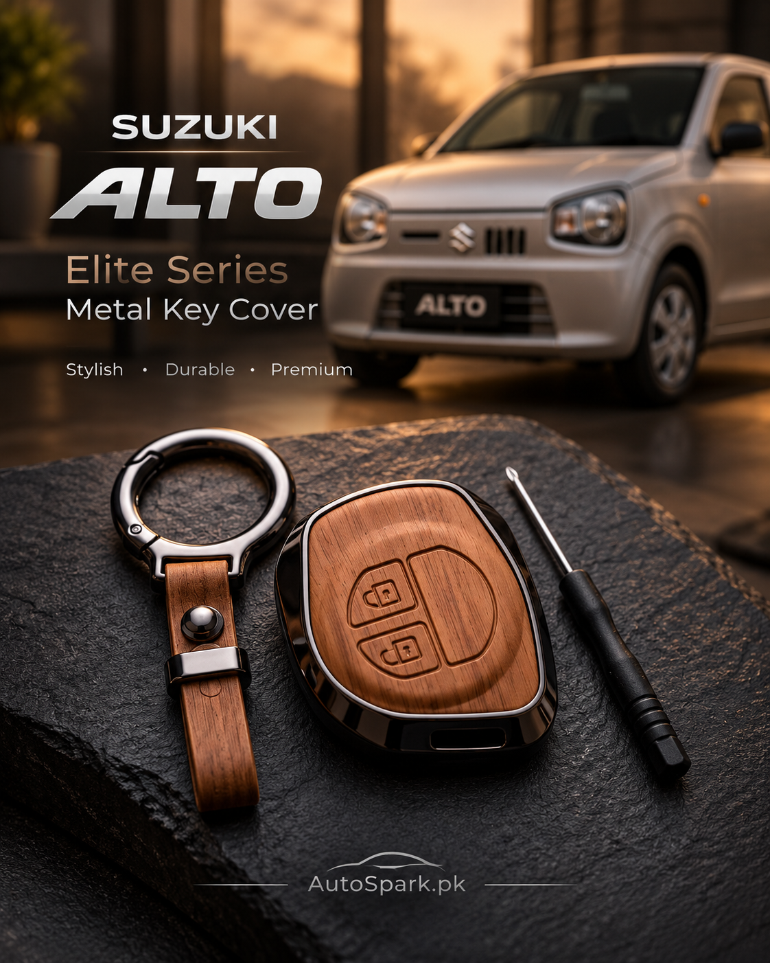 Suzuki Alto Elite Series Metal Key Cover
