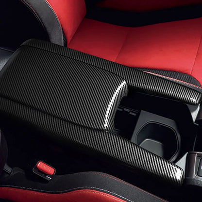 Honda civic x console 3pc carbon fiber