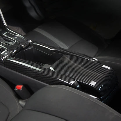 Honda civic x console 3pc carbon fiber