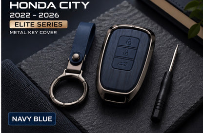 Honda City 2022–2026  Elite Series Metal Key Covers