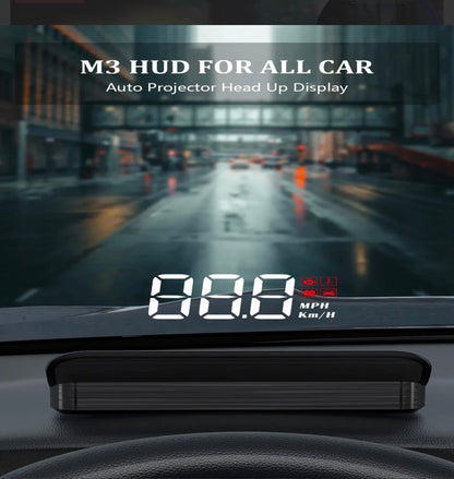 Universal M3 OBD2 HUD Digital Speedometer – Car Head Up Display