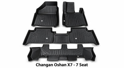 Changan Oshan X7 7-Seater Premium TPE Floor Mats – All Weather Custom Fit