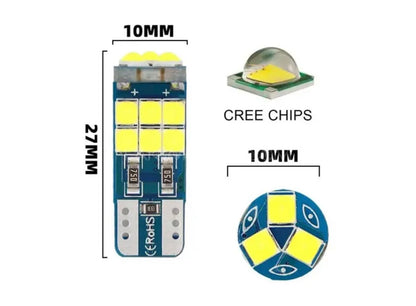 T10 LED parking bulb 15 led - Super bright led parking bulb canbus