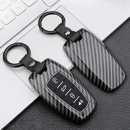 Haval h6 premium quality carbon fiber key cover with key chain