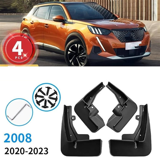 Peugeot 2008 Mudflaps 4pcs set