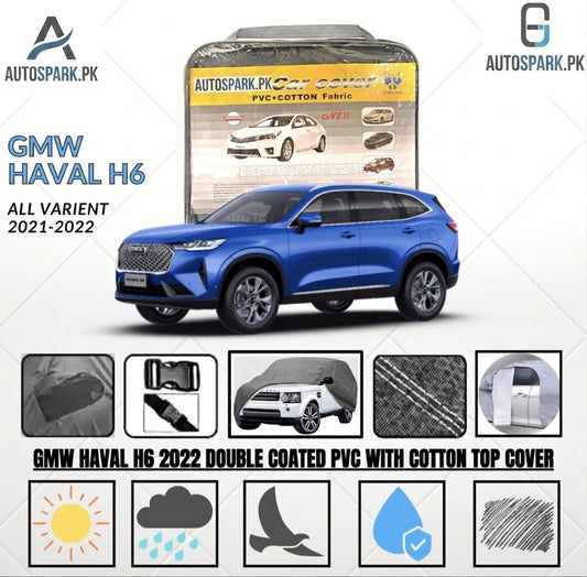 GMW Haval H6 (2021-2024) Double Coated PVC Cotton Top Car Cover