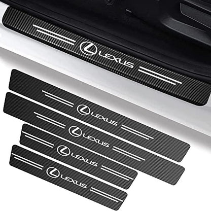 Textured Car Door Sill Protector 4pcs set