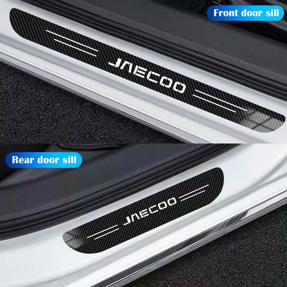 Textured Car Door Sill Protector 4pcs set