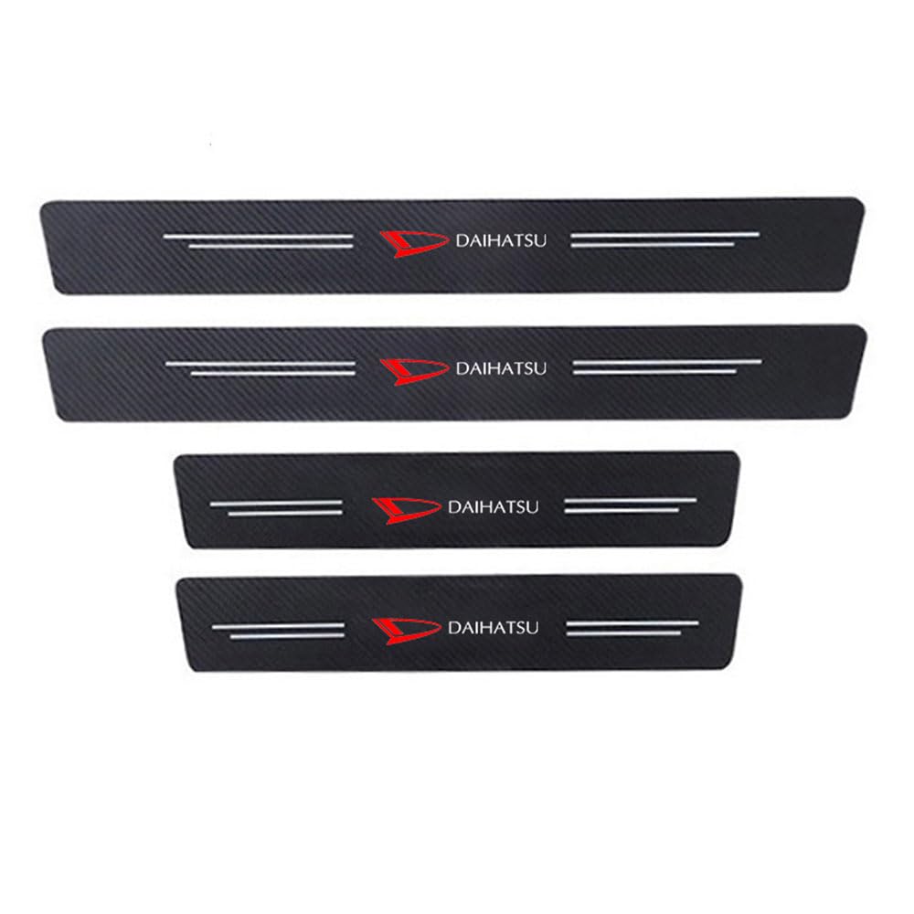Textured Car Door Sill Protector 4pcs set